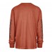 Футболка с длинным рукавом Cleveland Browns 47 Orange Cairn Ravine Foundation Throwback