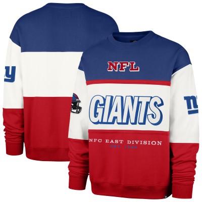 New York Giants 47 Royal/Red Breeze Maximalist Sweatshirt