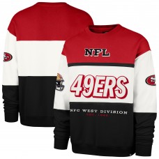 San Francisco 49ers 47 Scarlet/Black Breeze Maximalist Sweatshirt