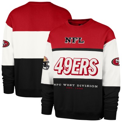 San Francisco 49ers 47 Scarlet/Black Breeze Maximalist Sweatshirt