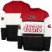San Francisco 49ers 47 Scarlet/Black Breeze Maximalist Sweatshirt