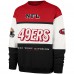 San Francisco 49ers 47 Scarlet/Black Breeze Maximalist Sweatshirt