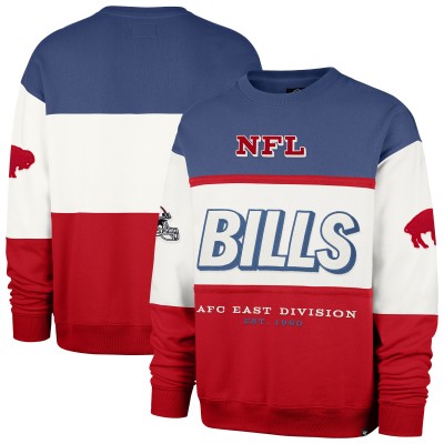 Кофта Buffalo Bills 47 Royal/Red Throwback Breeze Maximalist