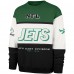 New York Jets 47 Kelly Green/Black Throwback Breeze Maximalist Sweatshirt