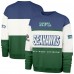 Seattle Seahawks 47 Royal/Green Throwback Breeze Maximalist Sweatshirt
