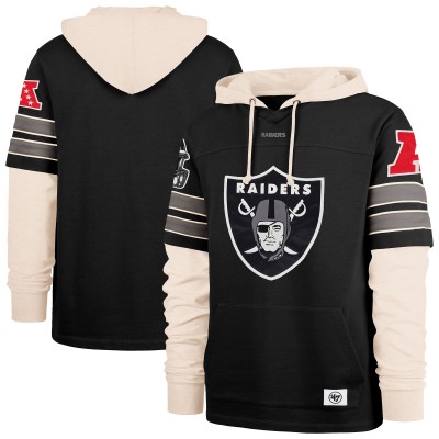 Las Vegas Raiders 47 Black Split Zone Cornerback Duo Hoodie