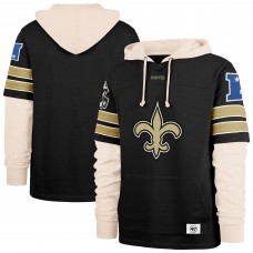 New Orleans Saints 47 Black Split Zone Cornerback Duo Hoodie New Orleans Saints 47 Black Split Zone Cornerback Duo Hoodie