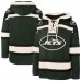 New York Jets 47 Dark Green Superior Lacer Hoodie New York Jets 47 Dark Green Superior Lacer Hoodie