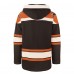 Толстовка Cleveland Browns 47 Brown Throwback Superior Lacer
