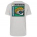 Jacksonville Jaguars 47 Gray Chrome Plate Franklin T-Shirt