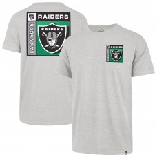 Las Vegas Raiders 47 Gray Chrome Plate Franklin T-Shirt