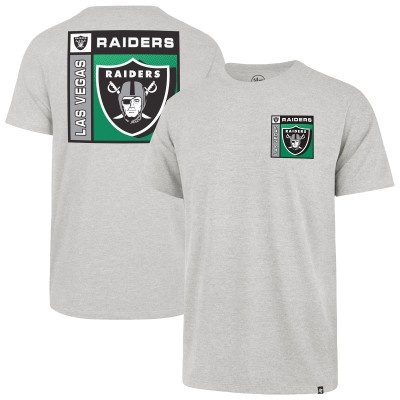 Las Vegas Raiders 47 Gray Chrome Plate Franklin T-Shirt