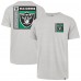 Las Vegas Raiders 47 Gray Chrome Plate Franklin T-Shirt
