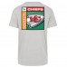 Kansas City Chiefs 47 Gray Chrome Plate Franklin T-Shirt
