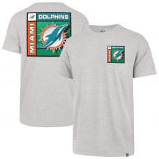 Miami Dolphins 47 Gray Chrome Plate Franklin T-Shirt