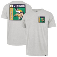 Minnesota Vikings 47 Gray Chrome Plate Franklin T-Shirt