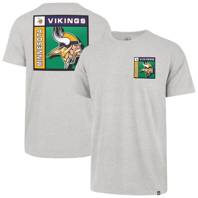 Minnesota Vikings 47 Gray Chrome Plate Franklin T-Shirt