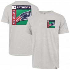 New England Patriots 47 Gray Chrome Plate Franklin T-Shirt New England Patriots 47 Gray Chrome Plate Franklin T-Shirt