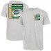Футболка Green Bay Packers 47 Gray Chrome Plate Franklin