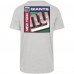 New York Giants 47 Gray Chrome Plate Franklin T-Shirt