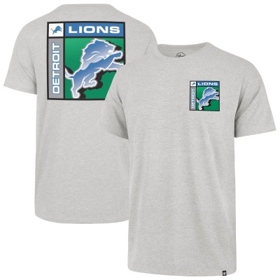 Футболка Detroit Lions 47 Gray Chrome Plate Franklin
