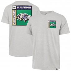 Футболка Baltimore Ravens 47 Gray Chrome Plate Franklin