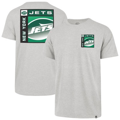 New York Jets 47 Gray Chrome Plate Franklin T-Shirt