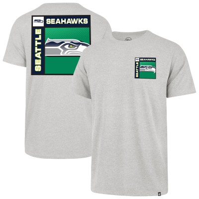 Seattle Seahawks 47 Gray Chrome Plate Franklin T-Shirt