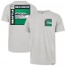 Seattle Seahawks 47 Gray Chrome Plate Franklin T-Shirt
