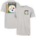 Футболка Pittsburgh Steelers 47 Gray Chrome Plate Franklin