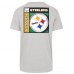 Футболка Pittsburgh Steelers 47 Gray Chrome Plate Franklin