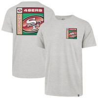 San Francisco 49ers 47 Gray Chrome Plate Franklin T-Shirt