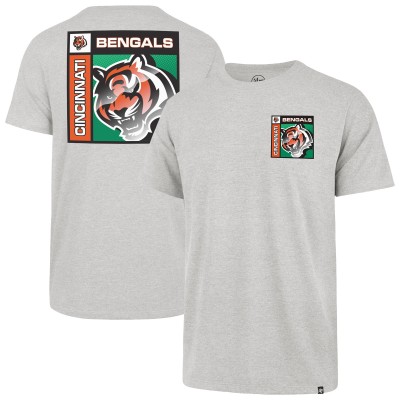 Cincinnati Bengals 47 Gray Chrome Plate Franklin T-Shirt
