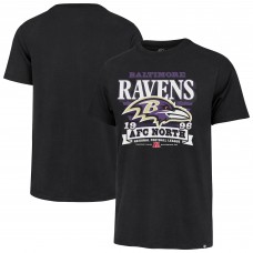 Футболка Baltimore Ravens 47 Black Stripe Splash Franklin