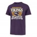 Minnesota Vikings 47 Purple Stripe Splash Franklin T-Shirt
