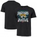 Jacksonville Jaguars 47 Black Stripe Splash Franklin T-Shirt Jacksonville Jaguars 47 Black Stripe Splash Franklin T-Shirt