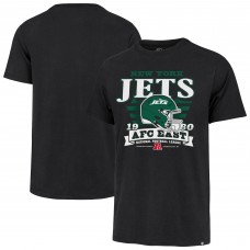 New York Jets 47 Black Stripe Splash Franklin T-Shirt New York Jets 47 Black Stripe Splash Franklin T-Shirt