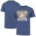 Los Angeles Chargers 47 Powder Blue Stripe Splash Franklin T-Shirt