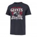 New York Giants 47 Navy Stripe Splash Franklin Throwback T-Shirt