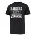 Las Vegas Raiders 47 Black Stripe Splash Franklin Throwback T-Shirt