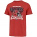 Футболка Atlanta Falcons 47 Red Stripe Splash Franklin Throwback