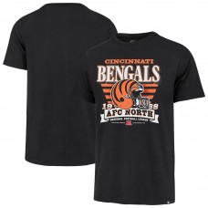 Cincinnati Bengals 47 Black Stripe Splash Franklin Throwback T-Shirt