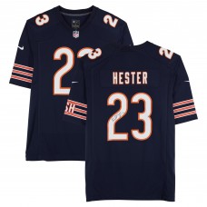 Игровая джерси Devin Hester Chicago Bears Autographed Fanatics Authentic Navy Nike Game
