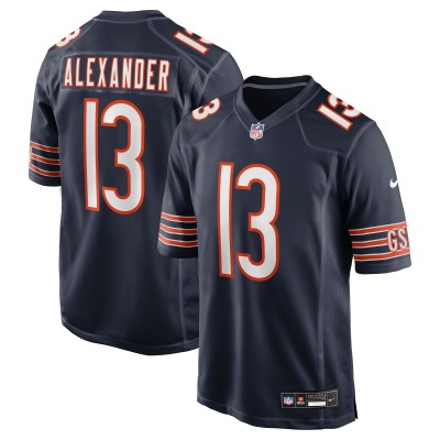 Игровая джерси Chicago Bears Maurice Alexander Nike Navy Team Game