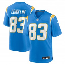 Los Angeles Chargers Tyler Conklin Nike Powder Blue Team Game Jersey