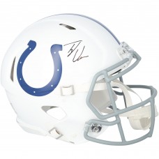 Tyler Warren Indianapolis Colts Autographed Fanatics Authentic Riddell Speed Authentic Helmet
