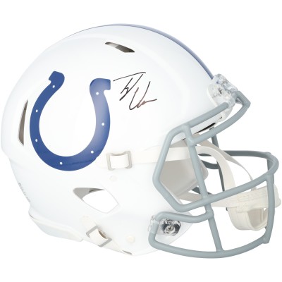 Tyler Warren Indianapolis Colts Autographed Fanatics Authentic Riddell Speed Authentic Helmet