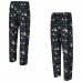 New Orleans Saints Concepts Sport Black Mosaic All Over Print Pants