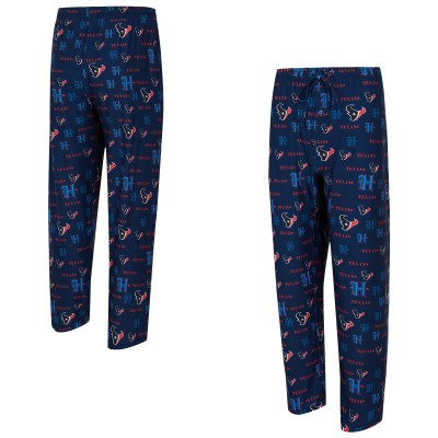 Houston Texans Concepts Sport Navy Mosaic All Over Print Pants