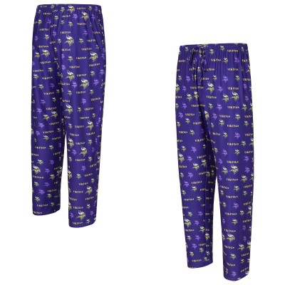 Minnesota Vikings Concepts Sport Purple Mosaic All Over Print Pants